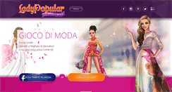 Desktop Screenshot of ladypopular.minigiochi.com